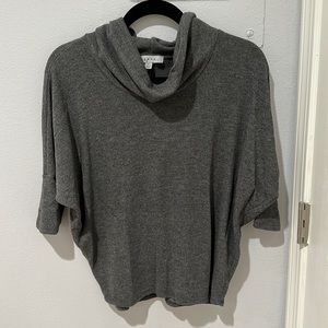 3/4 sleeve cowl neck sweater